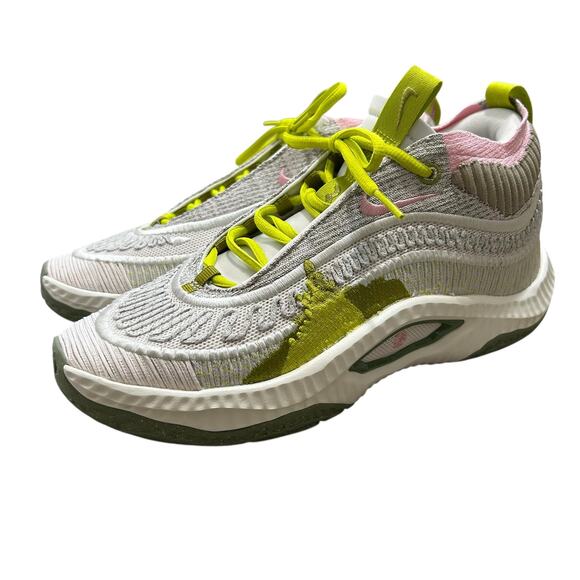 Nike Cosmic Unity 3 Basketball Shoes Men's Sz 9 Phantom Bright Cactus Streetwear - Picture 1 of 11